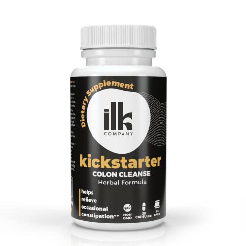 ILK Company Made in USA Herbal Colon Cleanse Capsules - Non GMO - Gluten Free Capsules with Probiotics for Detox Cleanse, Gut Health & Toxin Rid Effect - 3 Day Cleanse, 7 Day Cleanse & 15 Day Cleanse