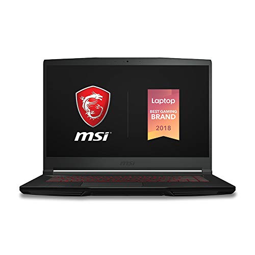 MSI GF63 Thin 9SC-068 15.6' Gaming Laptop, Thin Bezel, Intel Core i5-9300H, NVIDIA GeForce GTX1650, 8GB, 256GB NVMe SSD