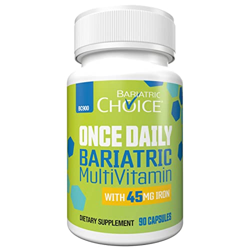 Bariatric Choice Once Daily Bariatric Multivitamin Capsule with 45 mg of Iron (90ct)