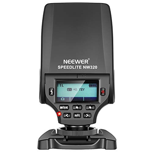 Neewer NW320 Mini TTL Speedlite Flash Automatic Flash Compatible with Sony MI Hot Shoe DSLR and Mirrorless Cameras A6000 A6300 A6500 A7 A7II A7RII A7RIII A7III NEX6 A7SII A7R A7S