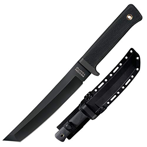 Cold Steel Recon Tanto Fixed Blade Knife with Sheath, SK-5 Steel, 7.0' (49LRT)