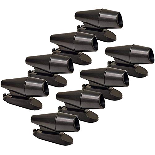 CITKOU 8Pcs Deer Whistles for Vehicles Wind Activated Black