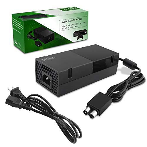 Ponkor Power Supply for Xbox One, Replacement Power Brick Adapter 100-240V Voltage AC Cord Compatible with Xbox One