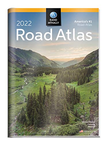 Rand McNally 2022 Road Atlas with Protective Vinyl Cover (United States, Canada, Mexico)