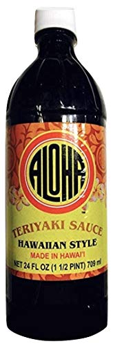 Aloha Teriyaki Sauce Hawaiian Style 24 oz. bottle