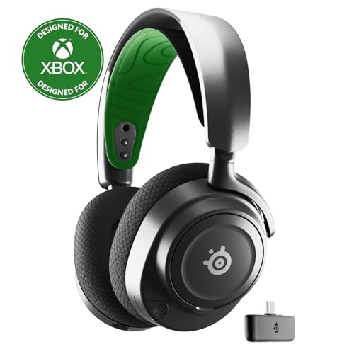 SteelSeries Arctis Nova 7X Wireless Multi-Platform Gaming Headset — Neodymium Magnetic Drivers — 2.4GHz+Bluetooth — 38Hr USB-C Battery — AI Mic — Xbox Series X|S, PC, PS5, Switch, VR, Mobile - Black