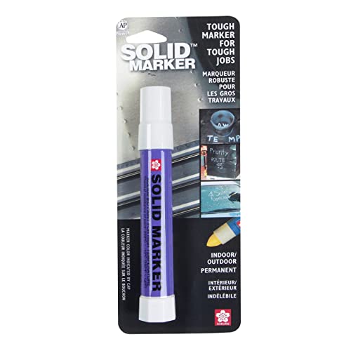 SAKURA Solid Paint Markers - Permanent Marker Paint Pens - Window, Wood, & Glass Marker - White Paint - 1 Pack
