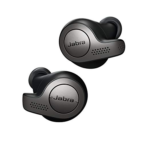 Jabra Elite 65t Earbuds – Alexa Built-In, Earbuds with Charging Case, Titanium Black – Bluetooth Engineered for the Best True Wireless Calls and Music Experience