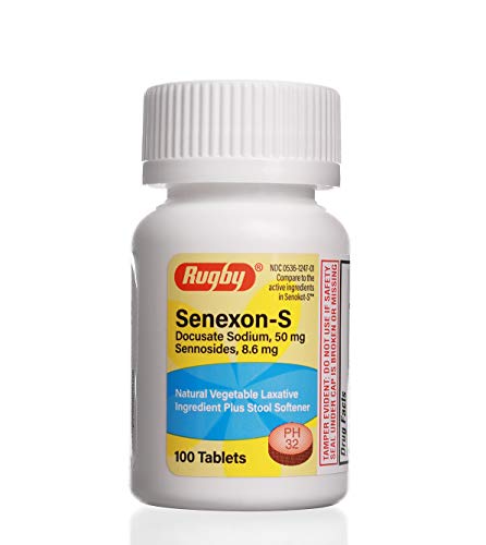 [3 Pack] Senexon-S Natural Vegetable Stimulant Laxative Plus Stool Softner 100ctCompare to the same active ingredients in Senokot-S and Save