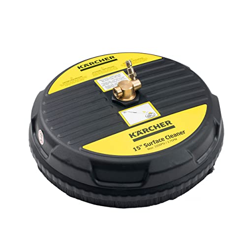Karcher Universal 15' Pressure Washer Surface Cleaner Attachment, Power Washer Accessory - 1/4' Quick-Connect, 3200 PSI