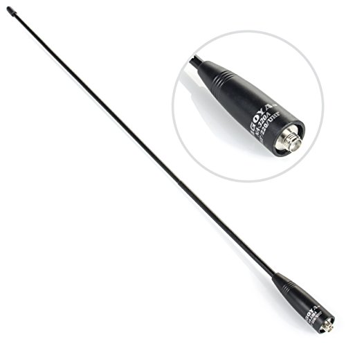 Authentic Genuine Nagoya NA-320A Triband HT Antenna 2M-1.25M-70CM (144-220-440Mhz) Antenna SMA-Female for BTECH and BaoFeng Radios