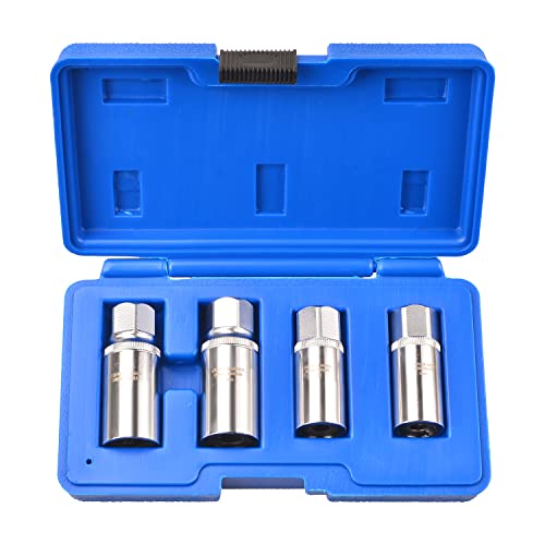 Prokomon 4 Pc SAE Stud Puller Set,1/2' Drivers and Extractors Remover Installer Kit 6, 8,10,12mm