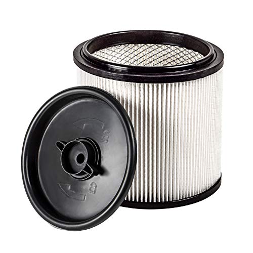 Amazon Brand - Vacmaster Hepa Material Fine Dust Cartridge Filter & Retainer, VCFH