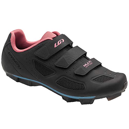 Louis Garneau, Women's Multi Air Flex II Bike Shoes for Indoor Cycling, Commuting and MTB, SPD Cleats Compatible with MTB Pedals, Black, 40