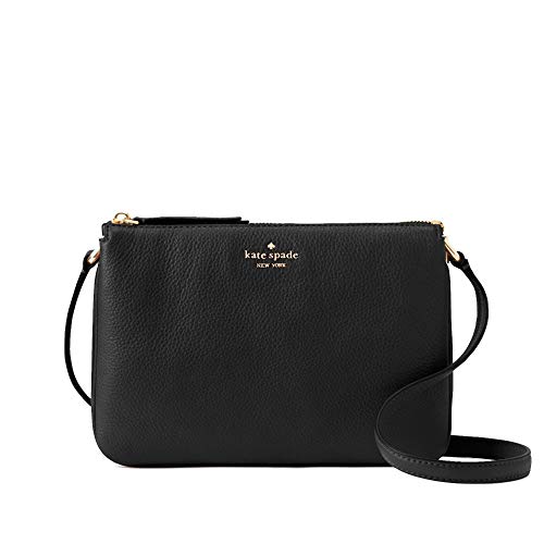 Kate Spade New York Triple Gusset Crossbody, Black