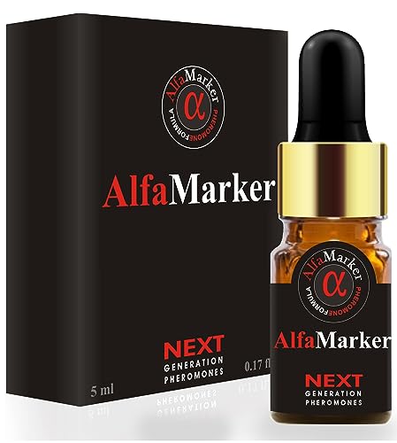 ALFAMARKER Pheromones Perfumes for Men - Pheromone Cologne for Men - Pheromone Oil Perfume Formula - Feromonas para Hombres Concentradas - Premium Scent 5ml