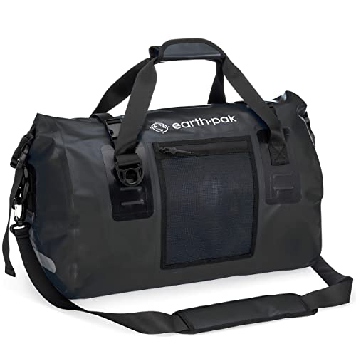 Earth Pak Waterproof Duffel Bag- Perfect for Any Kind of Travel, Lightweight, 50L / 70L / 90L / 120L Sizes - Large Storage Space, Durable Straps and Handles, Heavy Duty Material to Keep Your Gear Dry