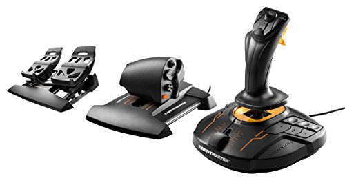 Thrustmaster T16000M FCS Flight Pack - Flight Stick, Throttle and Flight Pedals (Windows)