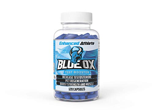 Enhanced Athlete - Blue Ox - Natural Enhancing Supplement for Increased Strength & Stamina for Men (120 Capsules)