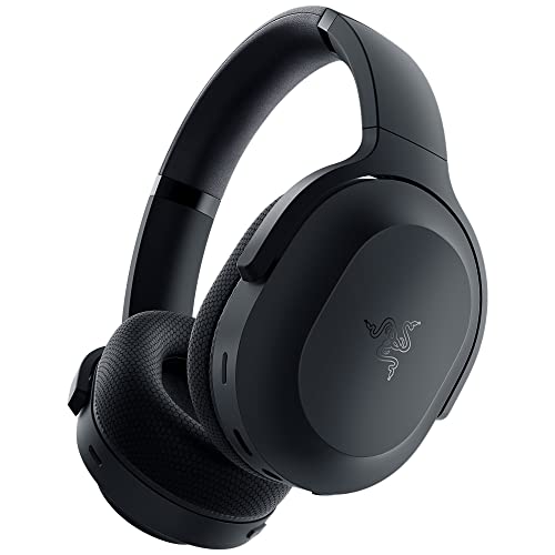 Razer Barracuda Wireless Gaming & Mobile Headset (PC, Playstation, Switch, Android, iOS): 2.4GHz Wireless + Bluetooth - Integrated Noise-Cancelling Mic - 50mm Drivers - 40 Hour Battery - Black