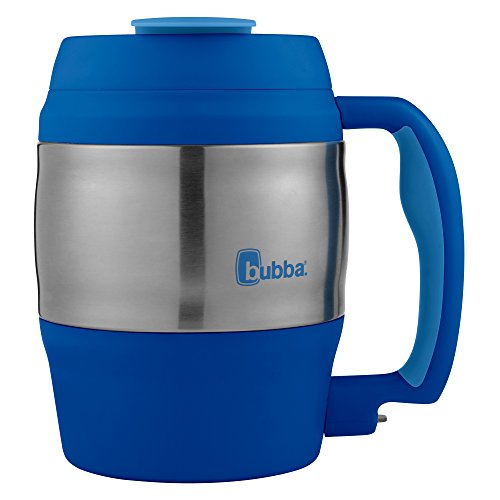 Bubba Classic Insulated Mug, 52oz Double-Insulated Mug with Handle, Bottle Opener, and Tightly Sealed Lid, Keeps Drinks Hot or Cold for Hours, Cobalt