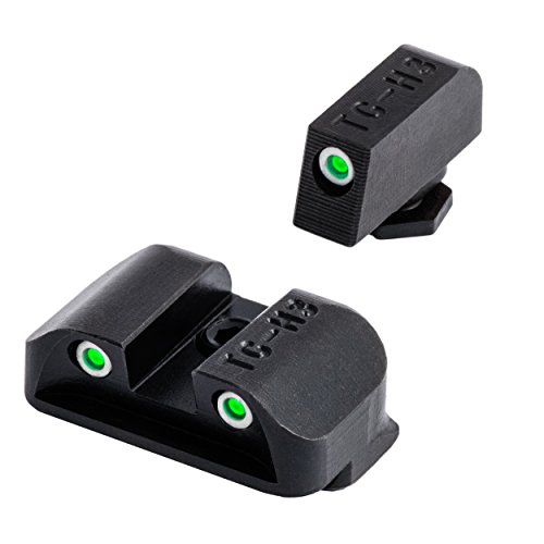 TRUGLO Tritium Handgun Glow-in-the-Dark Night Sights for Glock Pistols, Glock 17, 17L, 19, 22, 23, 24 and more