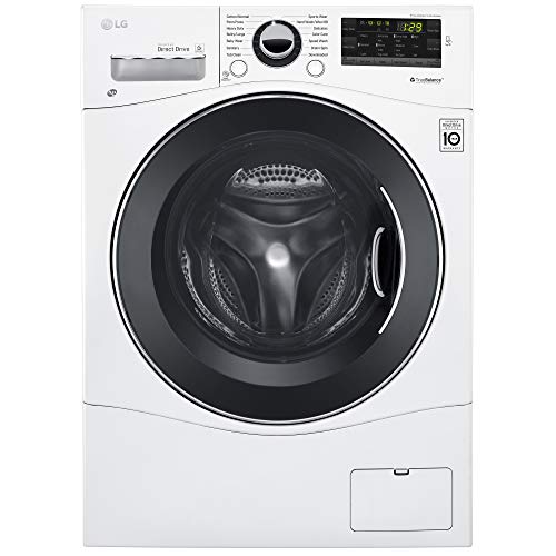 LG WM1388HW 2.3 Cu. Ft. White Stackable Front Load Washer - Energy Star