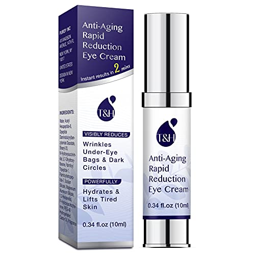 TEREZ & HONOR Anti-Aging Rapid Reduction Eye Cream, Visibly and Instantly Reduces Wrinkles, Under-Eye Bags, Dark Circles in 120 Seconds, Hydrates & Lifts Skin (Rapid Anti-Aging Cream (10 mL)