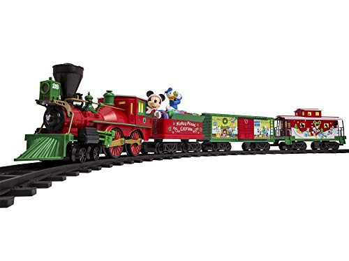 Lionel Disney Mickey Mouse Express Ready-to-Play Set, Battery-powered Model Train with Remote, Multicolor