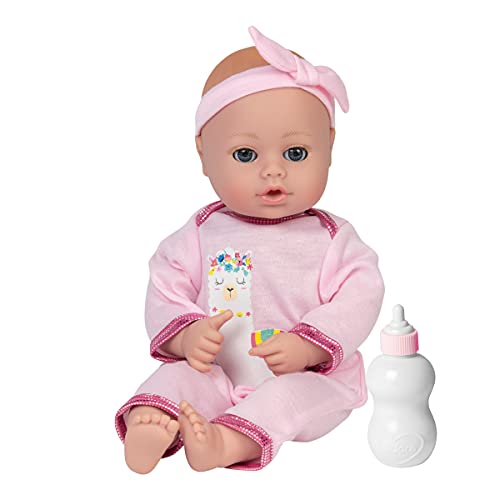 Adora My First Baby Doll - Playtime Llama Pajama, 13 inches, Open Close Eyes, Can Suck Her Thumb