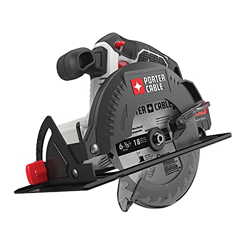 PORTER-CABLE 20V MAX* 6-1/2-Inch Cordless Circular Saw, Tool Only (PCC660B)