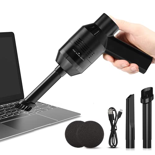 Keyboard Vacuums Cleaner, KeepTpeeK Portable Mini Electric Vacuum Cleaner USB Rechargeable Car Vacuum Cleaner TV Satellite Boxes,Kitchen Stove Cleaning for Dust,Bread Crumbs,Scraps Laptop,Computer,Dus
