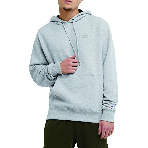 Champion Men's Hoodie, Powerblend, Fleece Striped Sweatshirt for Men (Reg. or Big & Tall)