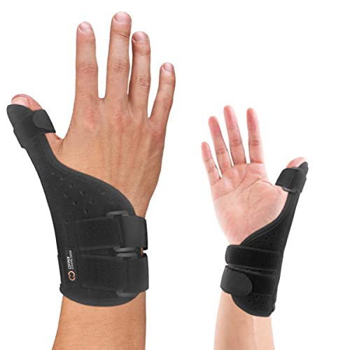 Copper Compression Long Thumb Orthopedic Brace - Copper Infused Thumb Spica Splint for Arthritis, Tendonitis. For Both Right Hand and Left Hand. Wrist, Hands, and Thumb Stabilizer and Immobilizer