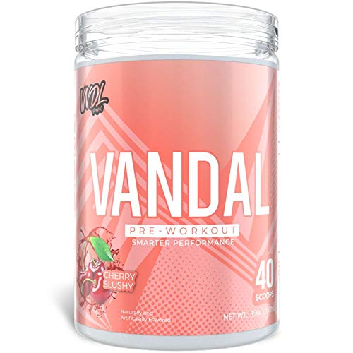 Vandal Pre Workout Powder - Safe Nootropic Pre Workout Supplement for Men & Women | Boosts Energy, Focus, Performance & Recovery | Nitric Oxide Booster for Blood Flow | 40 Servings