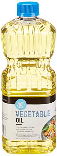 Amazon Brand - Happy Belly Vegetable Oil, 48 Fl Oz