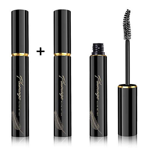 SIAMHOO 4D Silk Fiber Lash Mascara Waterproof,Lengthen Eyelashes,Intense Length,Not Sticky,Voluminous Eyelashes,Voluminous Eyelashes,Easy To Remove,Long-Lasting, (Pack of 2)