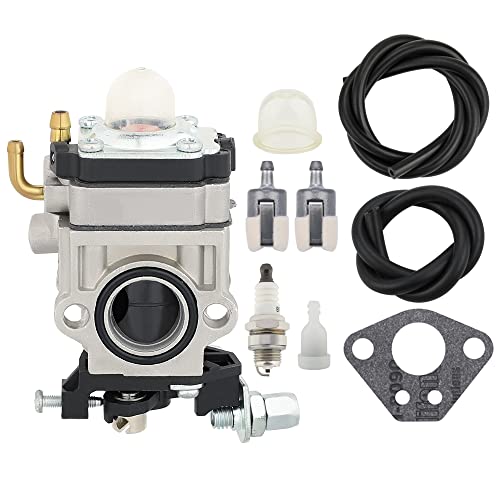 Fuel Li Carburetor Carb Tune-Up Kit for 43cc 47cc 49cc 50cc 2 Stroke Mini Pocket Bike Chopper Atv Quad Dirt Bike Super Gas Scooter Bike 15mm