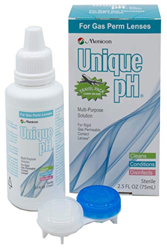 Menicon Unique pH Multi-Purpose & Travel Friendly Contact Lens Solution - (2 Fluid Ounces)