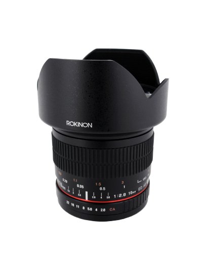 Rokinon 10mm F2.8 ED AS NCS CS Ultra Wide Angle Lens for Nikon Digital SLR Cameras with AE Chip for Auto Metering (10MAF-N)