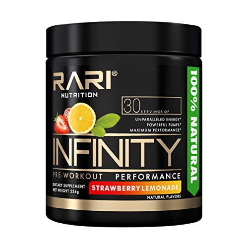 RARI Nutrition Infinity Pre Workout Performance - Pre Workout for Women and Men, High-Performance Energy Powder - 30 Servings - Strawberry Lemonade