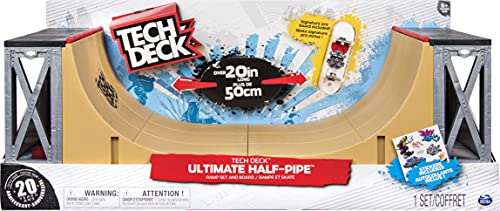 TECH DECK - Ultimate Half-Pipe Ramp and Exclusive Primitive Pro Model Finger Board, for Ages 6 and Up