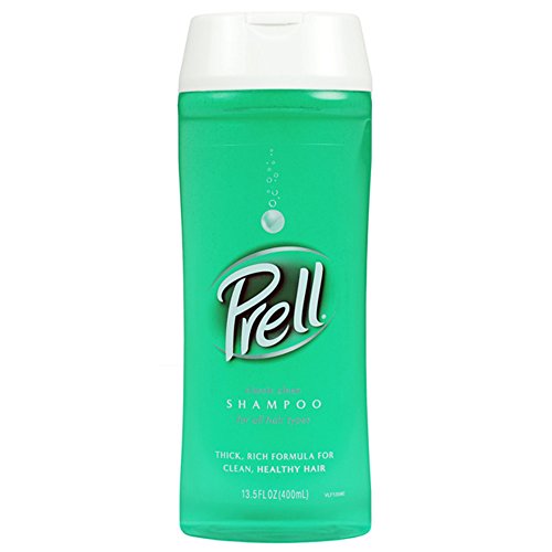 Prell Classic Clean Shampoo, Leaves Hair Healthy, Shiny and Full of Texture without Causing Dryness, Alcohol Free, 13.5 Fl Oz, Pack of 6