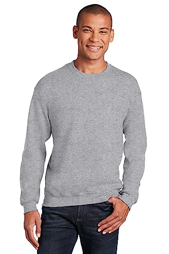 Gildan Men's Heavy Blend Crewneck Sweatshirt - Small - Sports Grey