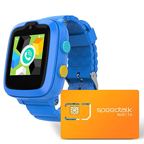 Padfender 4G Kids Smart Watch -– Ready Out of The Box – with Preinstalled SpeedTalk Mobile Smartwatch SIM Card – Remote Monitoring/Video Call/GPS Tracker Age 4 Years +