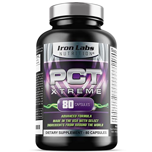 PCT Xtreme - PCT Supplement for Men - 4 Week Course - Post Cycle Support Booster (80 Capsules)