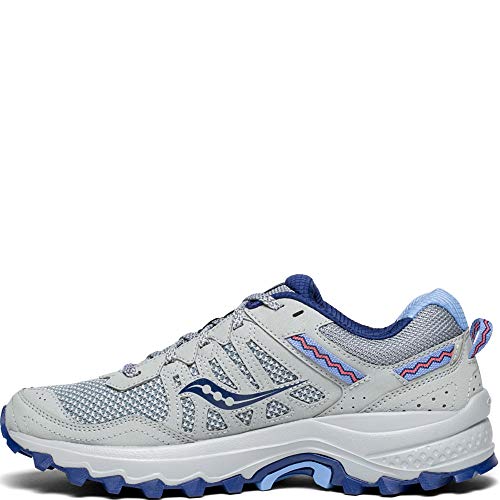 Saucony Women's Excursion TR12 Sneaker, Grey/Blue, 8.5 M US