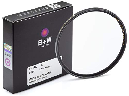 B + W 77mm UV Protection Filter (010) for Camera Lens – Standard Mount (F-PRO), E Coating, 2 Layers Resistant Coating, Photography Filter, 77 mm, Clear Protector