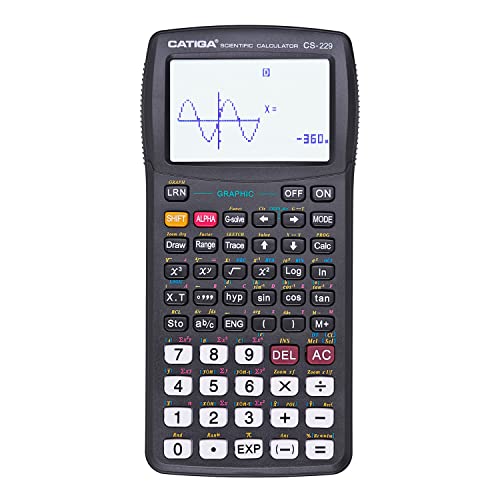 Scientific Calculator with Graphic Functions - Multiple Modes with Intuitive Interface - Perfect for Students of Beginner and Advanced Courses, High School or College