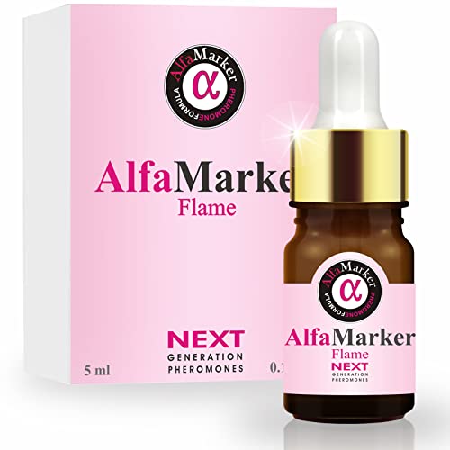 ALFAMARKER Flame Pheromone Oil for Women-Pheromone Perfume for Women 5ml - Mujer Perfume Concentradas con Feromonas - Great Holiday Gift